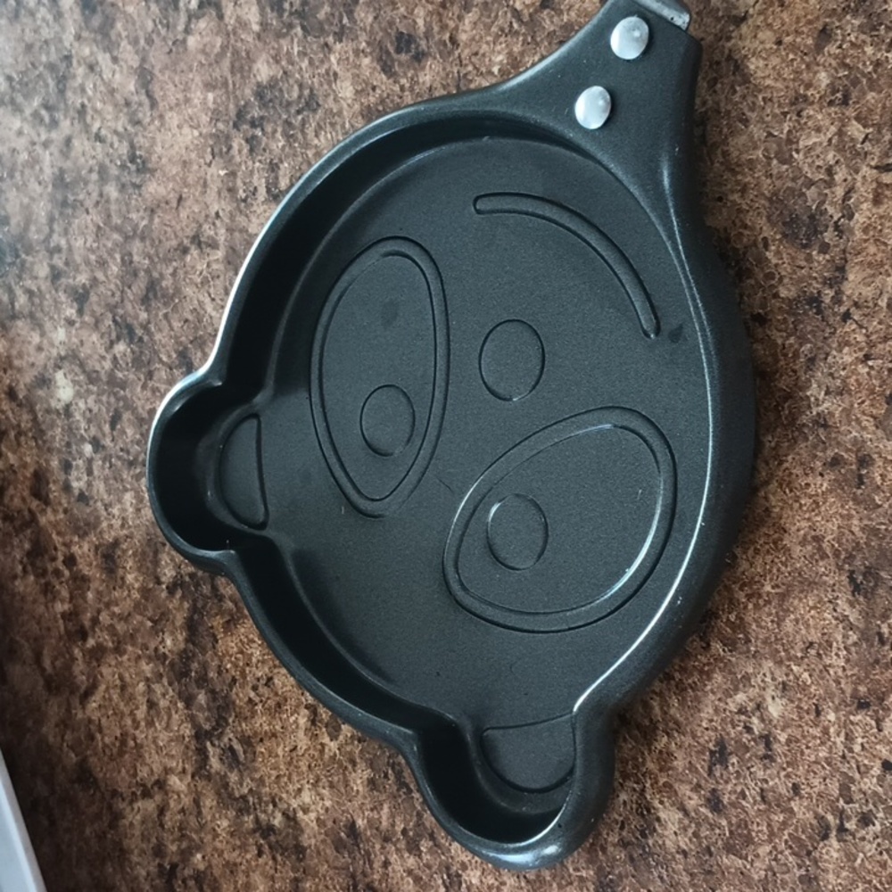 Panda Edge Mini Non-Stick Pattern Egg Frying Pan Cute Omelette Cooking Pan - Picture 4 of 7